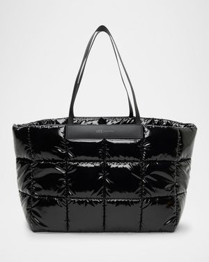 Porter Quilted Vinyl East-West Tote Bag