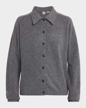 Raglan-Sleeve Cashmere Cardigan