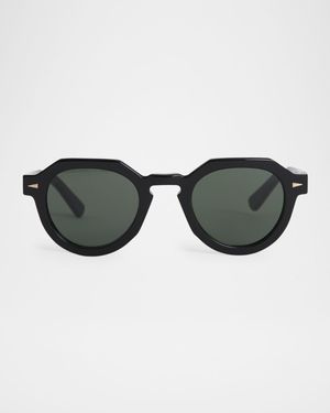 Grenelle Acetate & Nylon Round Sunglasses