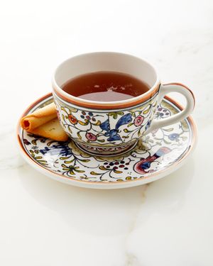 Pavoes Cups and Saucers, Set of 4