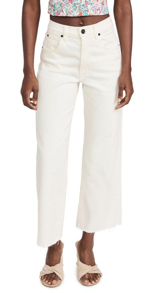 SLVRLAKE Grace Crop Jeans White 23