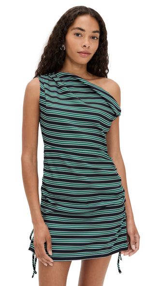 Lioness Original Sin Mini Dress Onyx Moss XXL