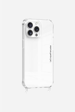 La Coque Francaise - Coque de téléphone avec anneaux pour iphone 14 pro max - Taille iPhone 14 Pro Max - Argent