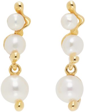 Maria Black Gold Shibuya San Earrings