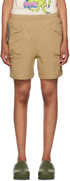 Brain Dead Beige Mountain Shorts