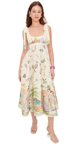 ALÉMAIS Anouk Ballet Sundress Cream 14