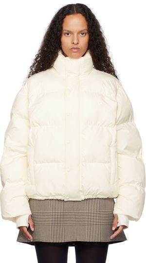 Courrèges Off-White Insulated Puffer Jacket