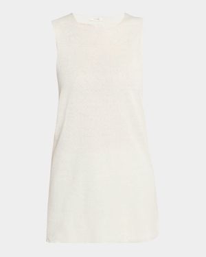 Jaylen Linen Sleeveless Tunic Top