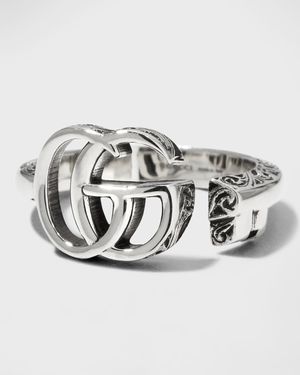 GG Marmont Key Sterling Silver Ring