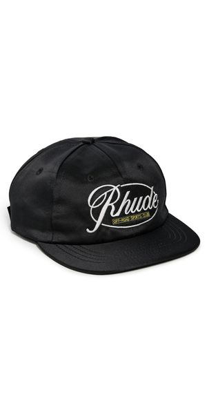 Rhude Rhude Sports Club Curved Brim Hat Black One Size