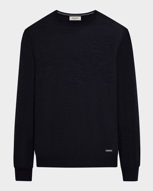 Men's Merino Wool Crewneck Sweater