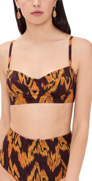 Ulla Johnson Zahara Bikini Top Terra S