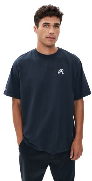 Malbon Golf Bermuda Tee Navy XXL