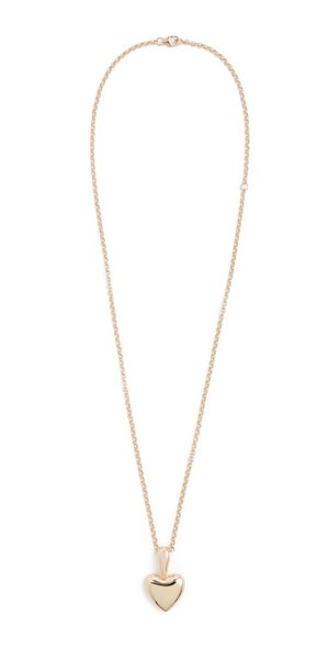 Annika Inez Voluptuous Heart Necklace Gold One Size