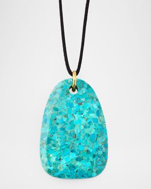 Turquoise Adjustable Pendant Necklace