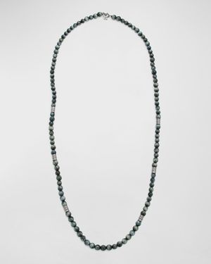 Men's Eagle Eye Beaded Necklace, 28"L