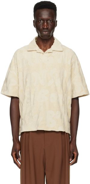 Bonsai Beige Jacquard Polo