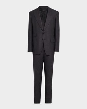Men's Shelton Wool Prince of Wales Suit