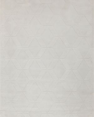 Brunello Hand-Loomed White Rug, 9' x 12'