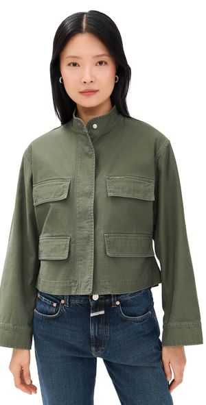 Closed Cropped Field Jacket Matcha Green S