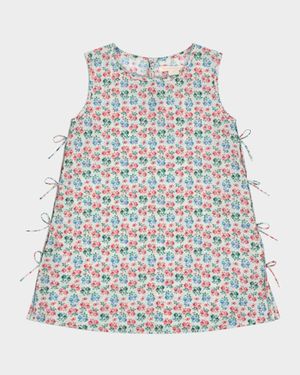Girl's Voila Floral-Print A-Line Dress, Size 18M-10