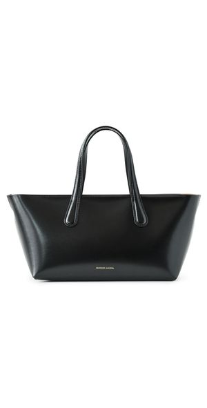 Mansur Gavriel Mini Everyday Tote Black/Caramel One Size