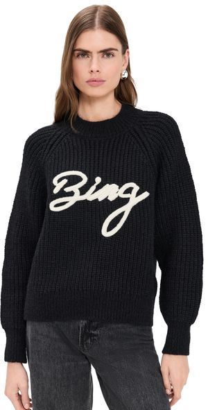 ANINE BING Bing Kendrick Sweater Black L