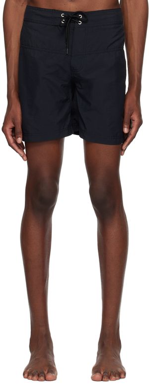 Pilgrim Surf + Supply Black Quigg Swim Shorts