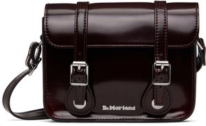 Dr. Martens Burgundy 7 Inch Vegan Crossbody Bag