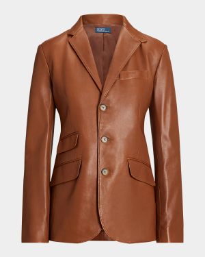 Lambskin Hacking Blazer