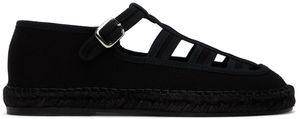 Bode Black Peggy Espadrilles