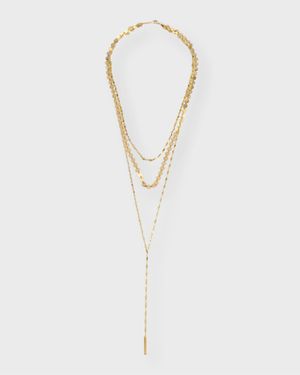 Laser Disc Mega Blake Remix Lariat Necklace