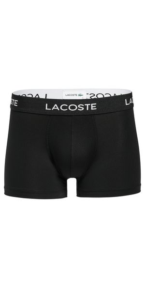 Lacoste Microfiber Trunks 3 Pack Black XL