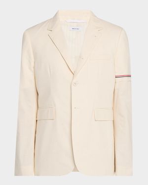 Men's Sport Coat with Selvedge Placement