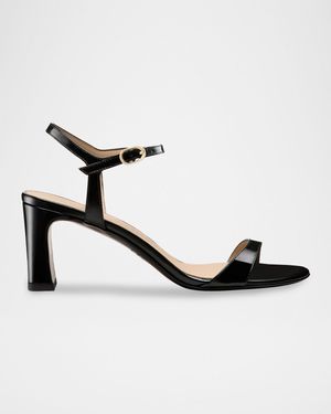Babette Patent Ankle-Strap Sandals