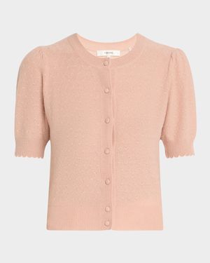 The Cashmere Pointelle Cardigan