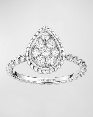 Serpent Boheme 18K White Gold Large Ring