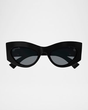 Cat-Eye Acetate Sunglasses
