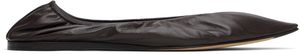 The Row Brown Liisa Ballerina Flats
