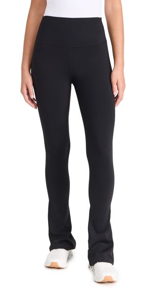 Splits59 Raquel High Waist Supplex Flared Legging, 30" Black XL
