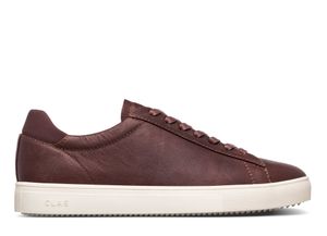 Clae - Baskets basses en cuir - Taille 46 - Marron