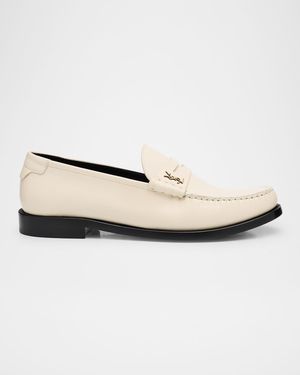 Le Leather YSL Penny Loafers