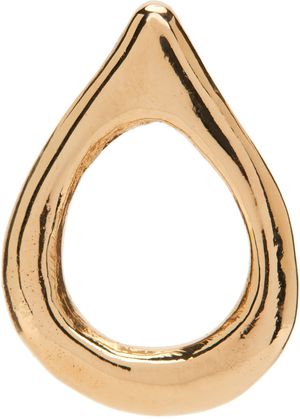 Serapis Gold Single Drop Earring