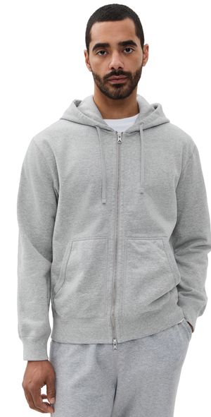 Reigning Champ Mid-Weight Terry Standard Zip Hoodie Hgrey M
