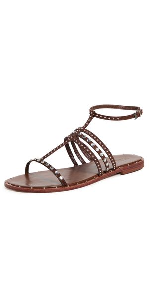 Schutz Isidora Sandals Desert Brown 8