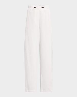 Piquet Fleece Track Pants