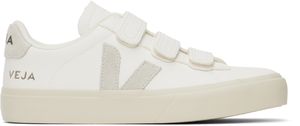 VEJA Baskets Recife blanc et gris en cuir