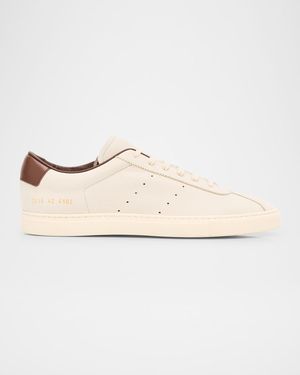 Men's Tennis 24 Leather Low-Top Sneakers