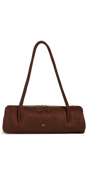 JW PEI Nova Baguette Style Faux Suede Shoulder Bag Brown One Size