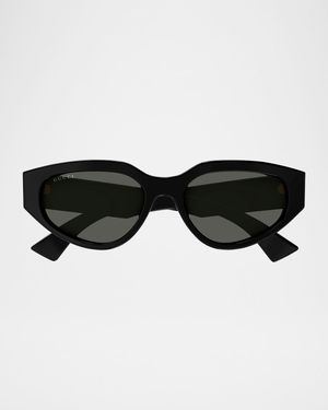 Recycled Acetate Cat-Eye Sunglasses